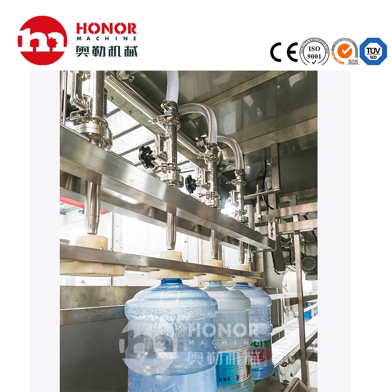 PP Plastic and Other Non - Toxic High Wear - Resistant Materials Carefully Processed Into Barrels of Purified Water Filling Machine