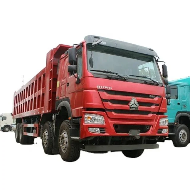 HOWO Sinotruk 8X4 371HP400HP 50 Ton Sand Tipper Mining Dump Truck Prices for Sale in D. R. Congo