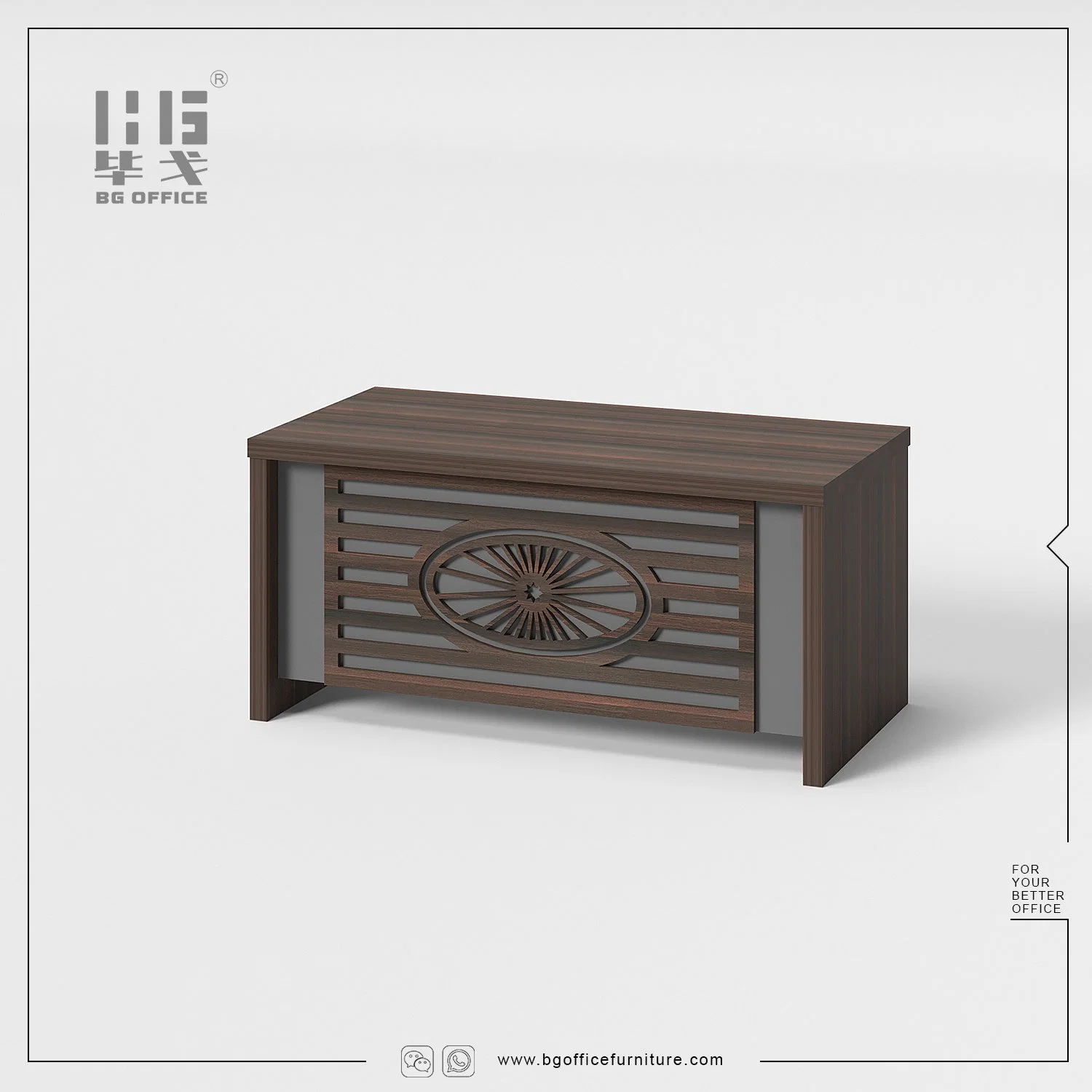 Wholesale Manager Executive Desk Wooden Melamine Computer Table Classic Office Furniture