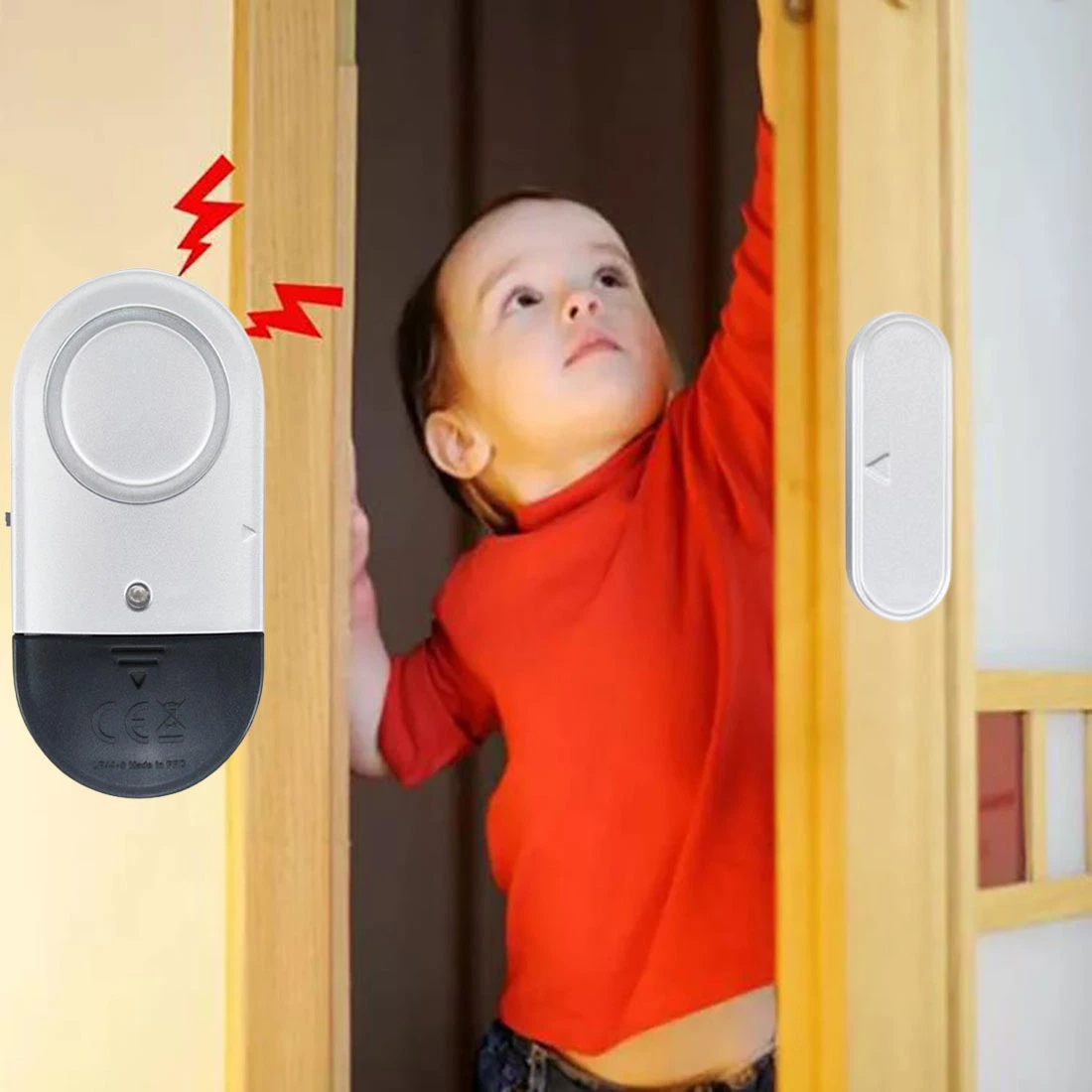 Sensor magnético inalámbrico Anti-Theft Puerta ventana sensor de tienda alarma abierta Alarma de robo