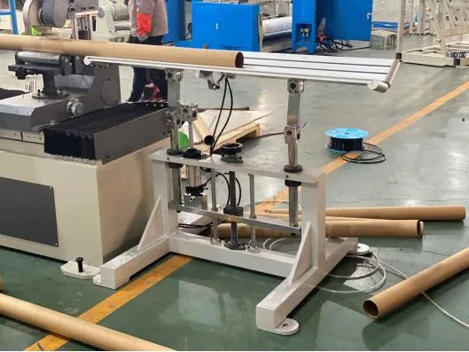 Cfqg-Sk-100 Shaftless automatique Precision Tube en papier carton Core Making Machine de coupe