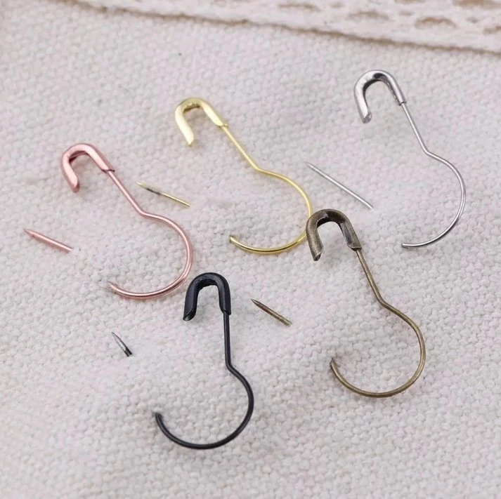 Mix Safety Pins Metal Gourd Pins Cross Stitch Marker Pearl الإبرة