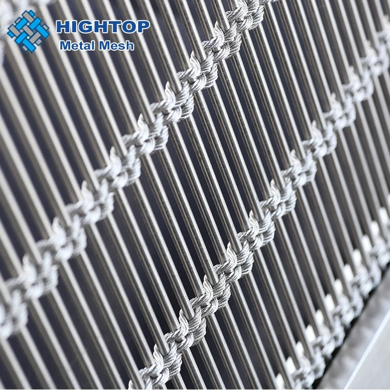 Architectural Woven Wire Mesh Fence/Mesh Fencing for Stairs and Corridor