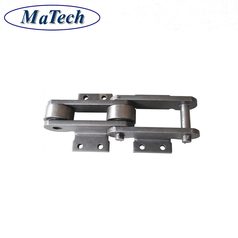 Foundry Drawing Custom Casting Steel Link Roller Conveyor Chain