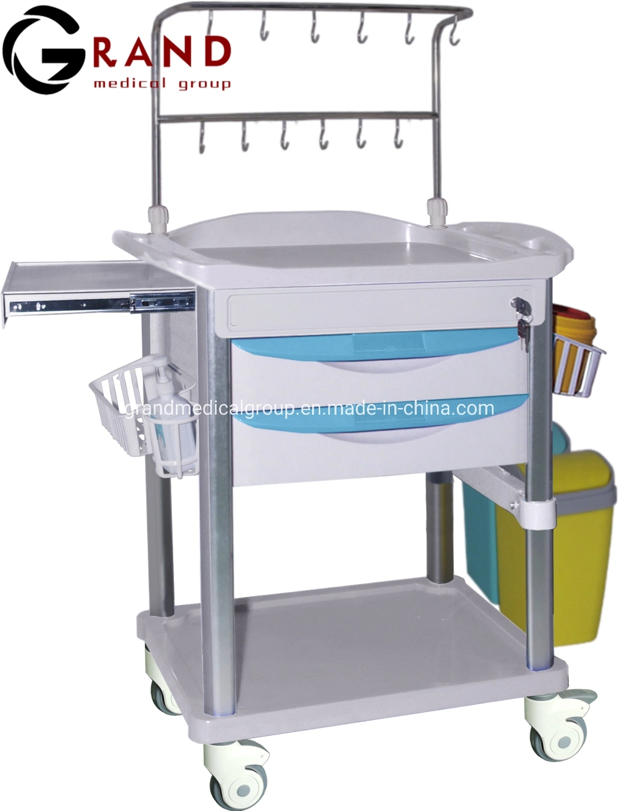 Medical Cart Medical Trolley Surgical Trolley with Drawers High quality/High cost performance Hospital Trolley Medical Use ABS Infusion Trolley Cart