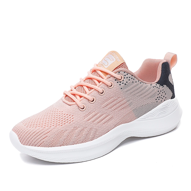 Womens Fashion Sneakers Running Shoes Outdoor Sports Shoes Ladies Jogging Shoes Air Cushion Lace up Shoes