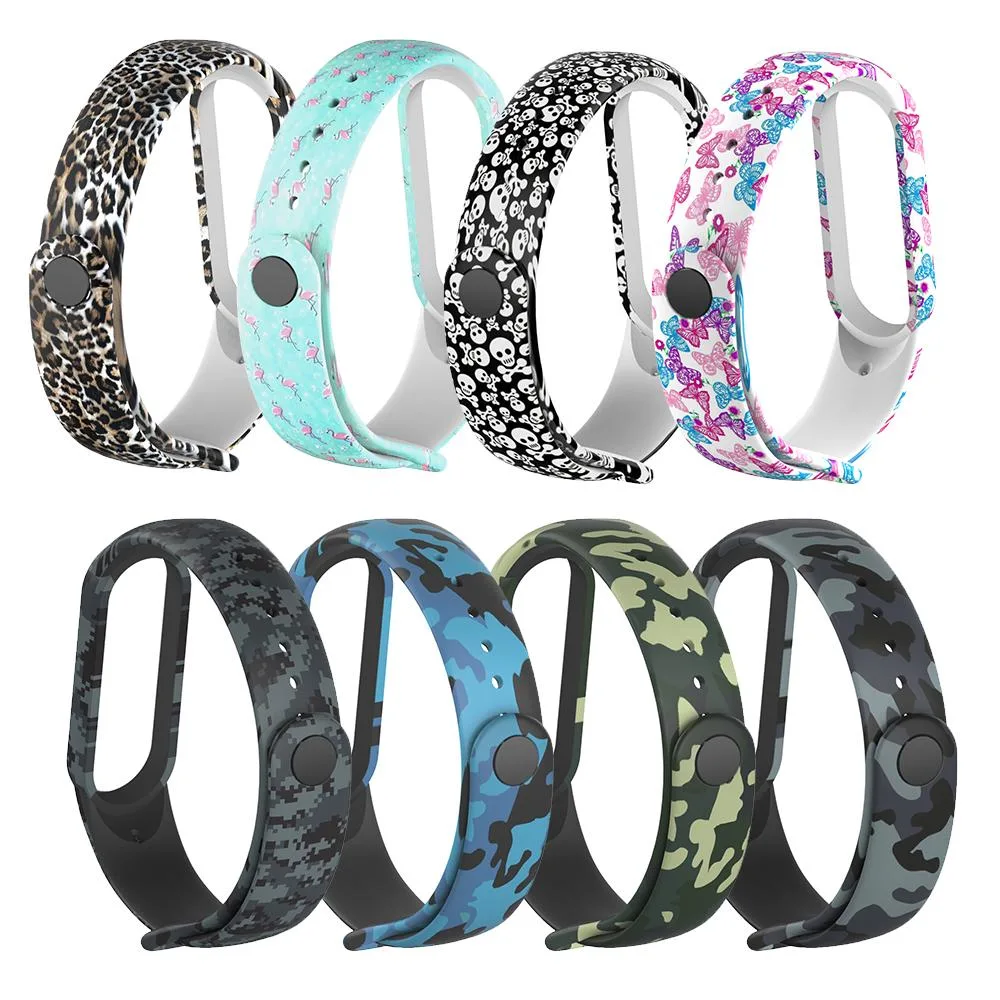 High Quality Custom Removable Adjustable Logo Printed Silicone Watch Bands