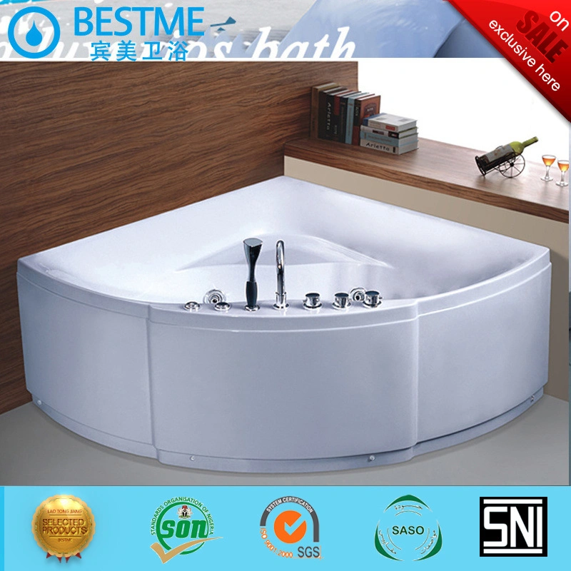 Indoor SPA Tub Corner Shape with Surfing Massage Bathtub (Kb-399)