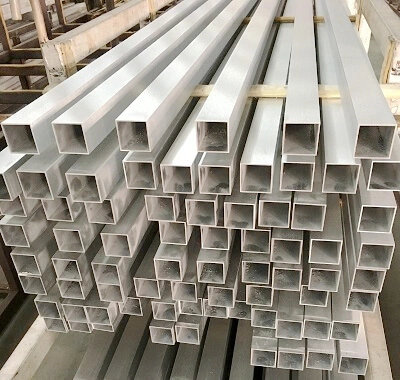 6063 6061 T5 T6 Aluminum Alloy Custom Various/Wall Thickness High quality/High cost performance /Aluminum Pipe Extrusion Square