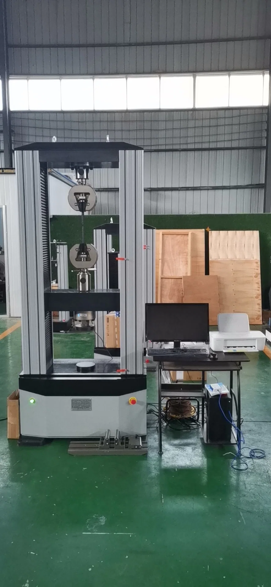 Wdw 100 Biaxial Twin Column Steel Computer Universal Twin Testing سعر منتجات الماكينات