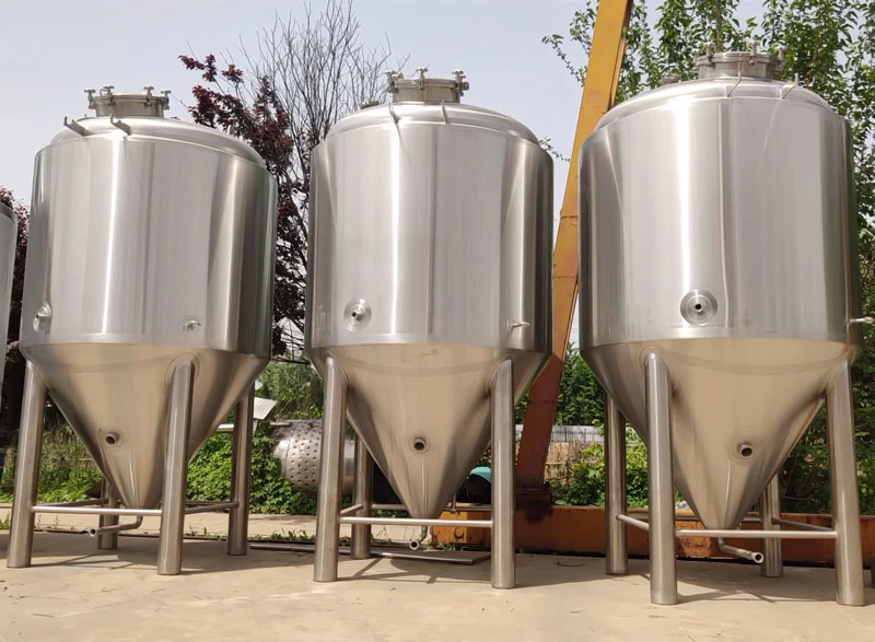 10bbl 15bbl Beer Fermentation Tank SUS304 Conical Cooling Pressure Unitank