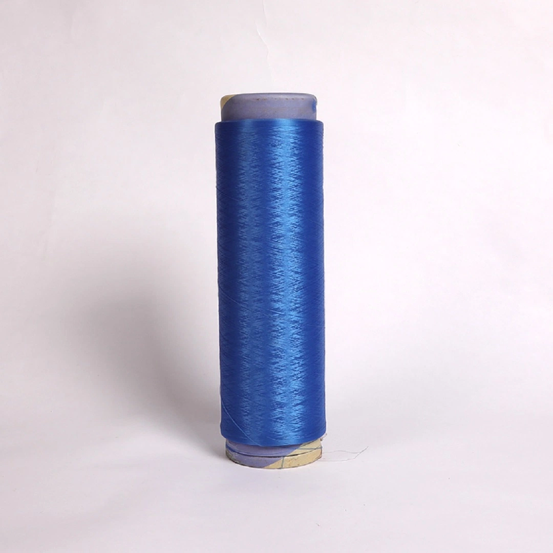 75D/48f Dope Dyed Color Polyester DTY Filament Yarn