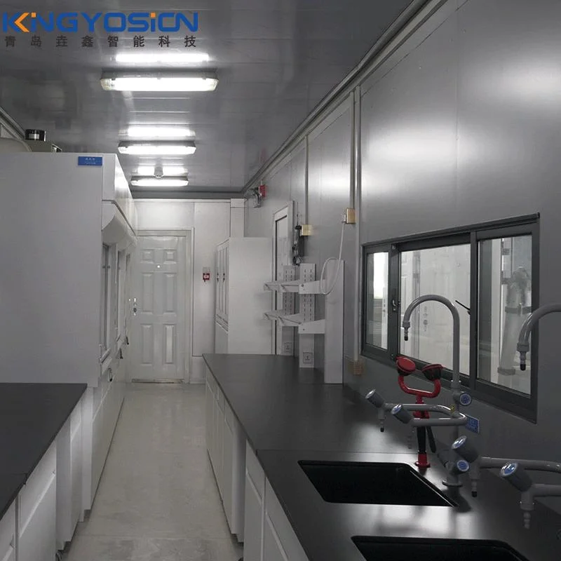 Fully Self-Contained Transportable Container Laboratory for Chemical Analysis