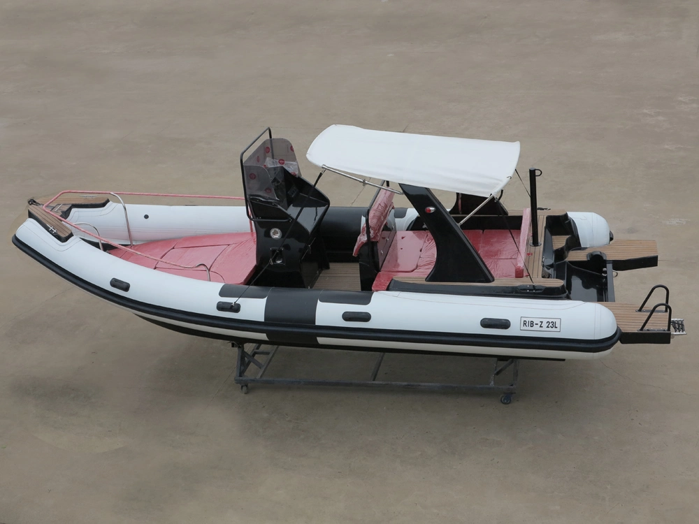 Aqualand 23feet 7m Speed Motor Leisure Dive Rigid Inflatable Fishing Rib Pleasure Diving Boat (RIB700L)