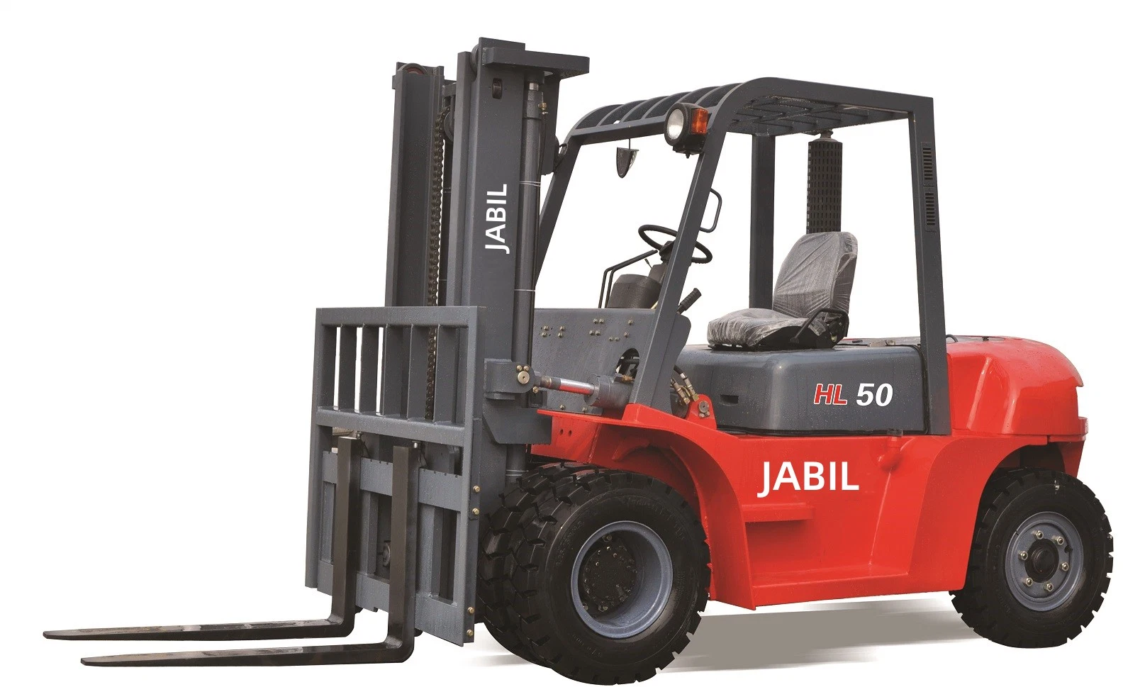 China Brand Jabil New Forklift Truck 5 Ton Diesel Forklift Ht Series 3m 4.5m 5m Mast