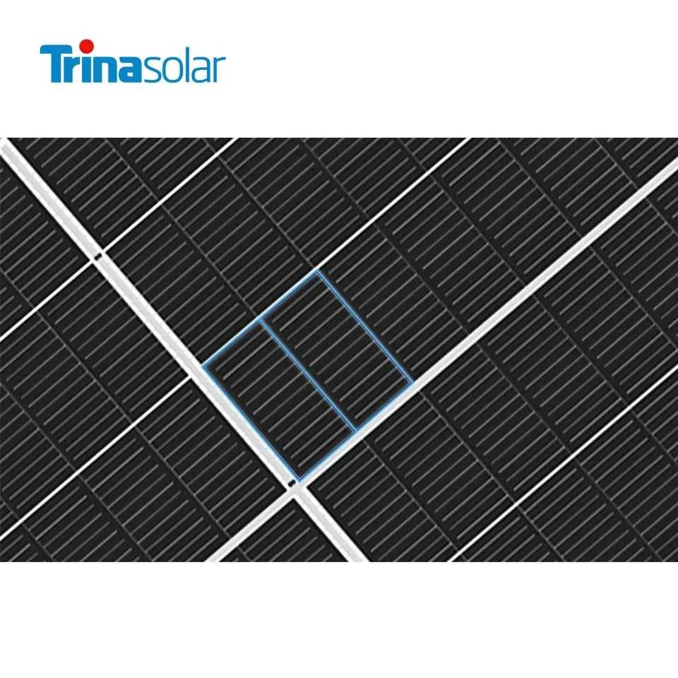 Dernière conception de panneau solaire Trina panneau solaire 555W 550W 540 W Trina Solar Roof Panel Trina Vertex Half Cell 110 cellules Panneau solaire en silicone