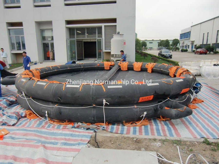 50 Persons Open Reversible Inflatable Life Raft