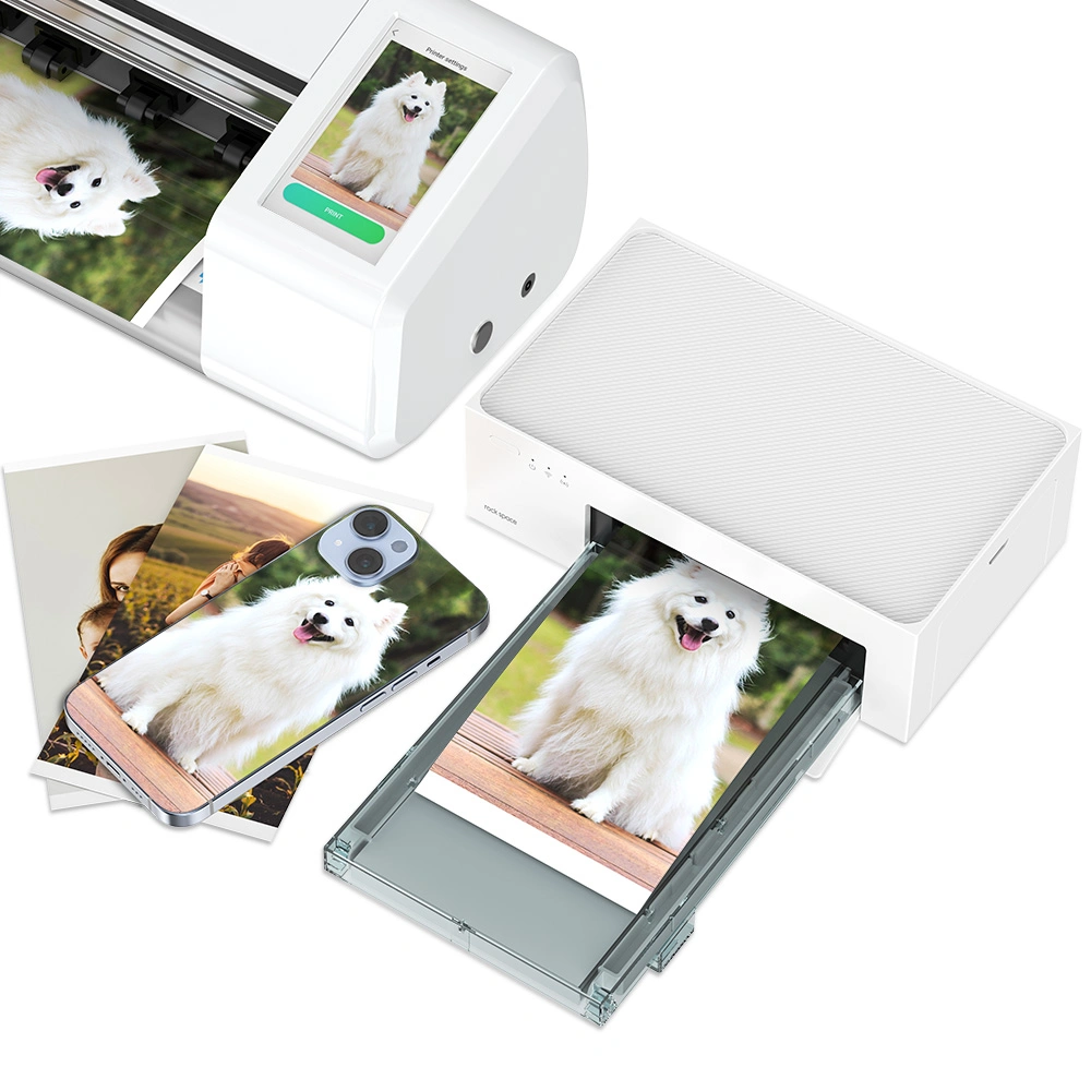 Rock Space Printer Portable Instant Printer Dye Sublimation WiFi Picture Phone Skin Printer