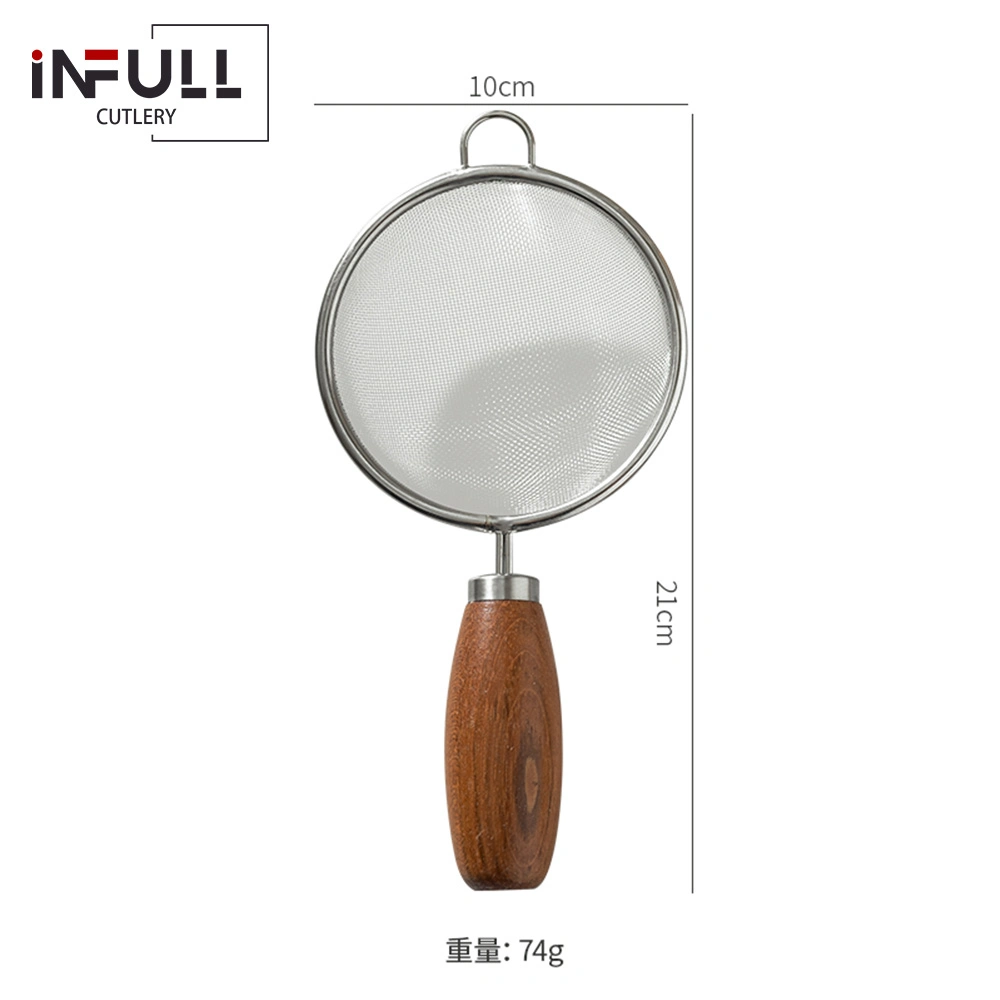 Accessoires de cuisine en bois de la poire de maille de fuite de maillage 10cm