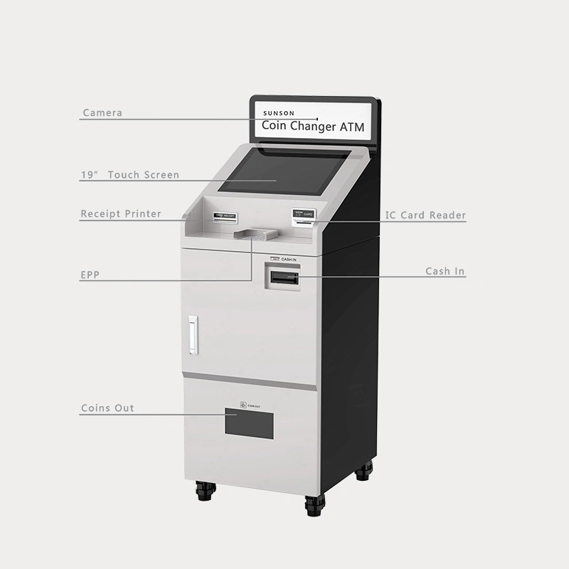 Kiosk Payment Bill and Coin Option Dispensing Cash Back