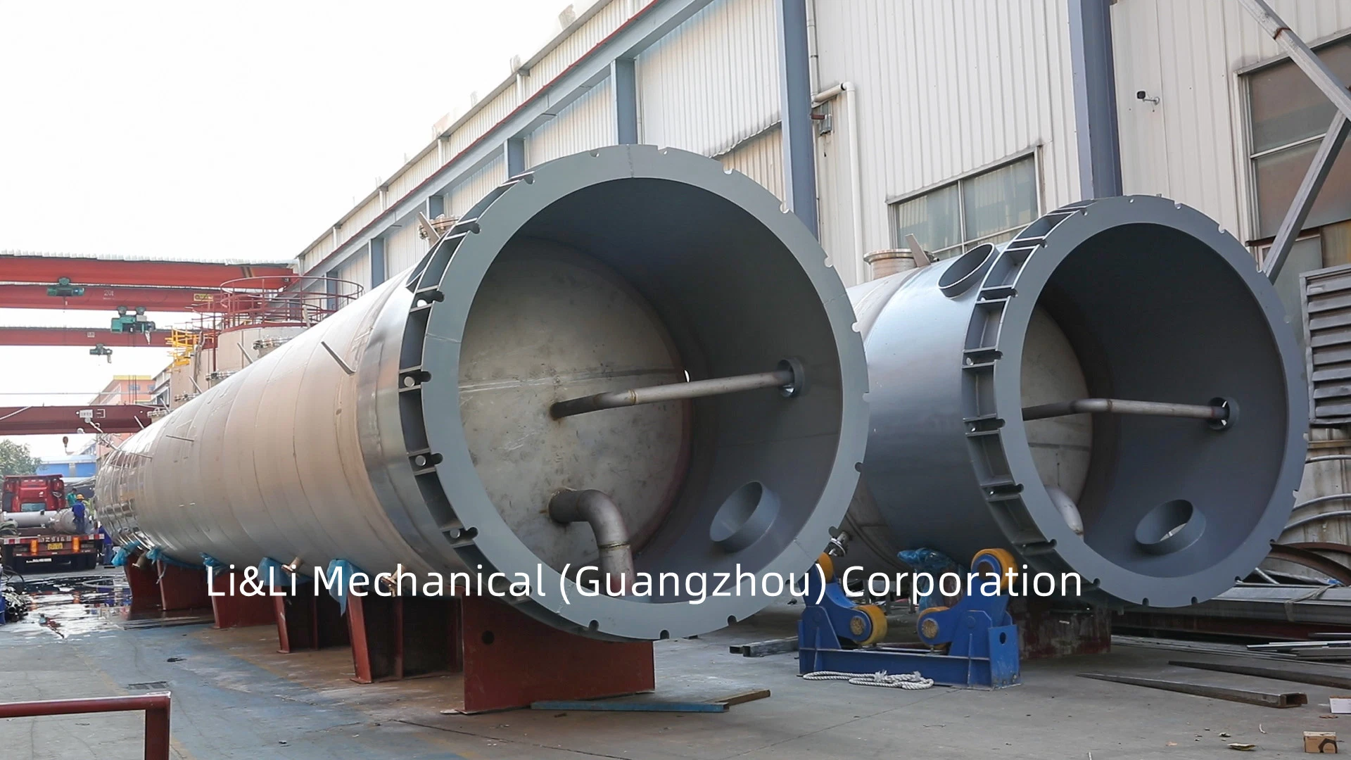 Customized SS316 Distillation Column/Cooling Tower for Lithium Battery Manufacturing