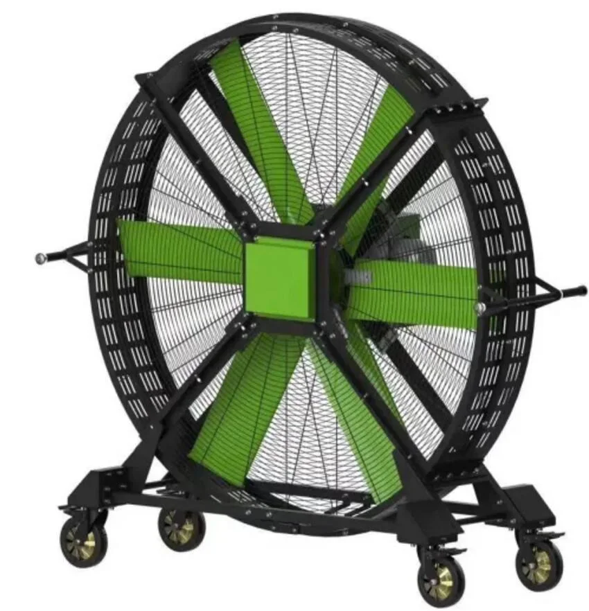 Xo-12 Hot Sell Fitness Equipment Low Speed Big High Volume Ventilation Electric Fans Big Industrial Mobile Fan for Club