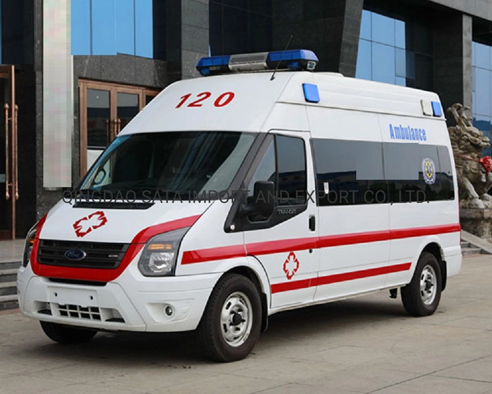 Ford Quanshun Hospital móvil de transporte de rescate de emergencia ambulancia Van