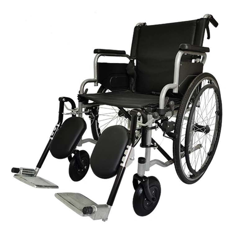 Cheap Hospital Furniture Medical Equipment Aluminum Folding Manual Wheelchair (UL-22MD03)