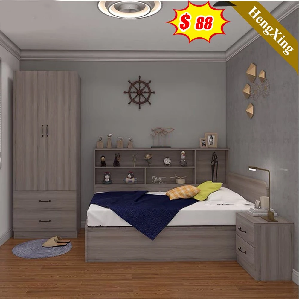 Modern Wooden Mattress Wall Murphy Capsule Synthetic Leather Bedroom Double Queen Single King Size Bed