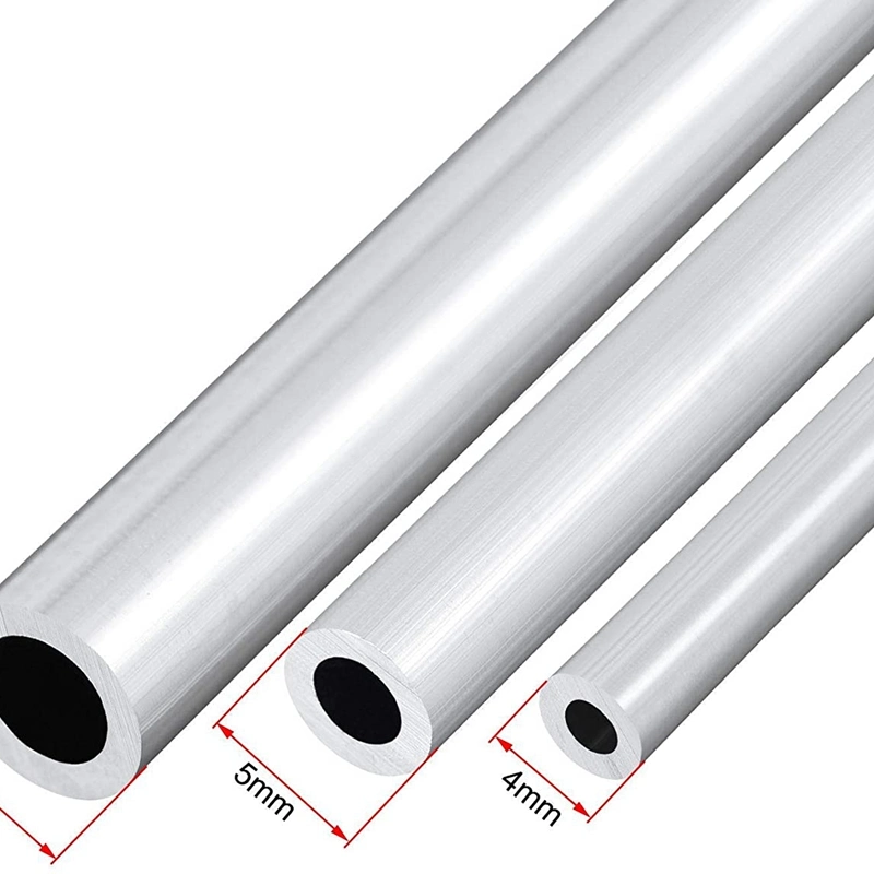 Factory Made 5000 Series 4mm 10mm 35mm 89mm 114mm Thick Round Welded Aluminum Pipe