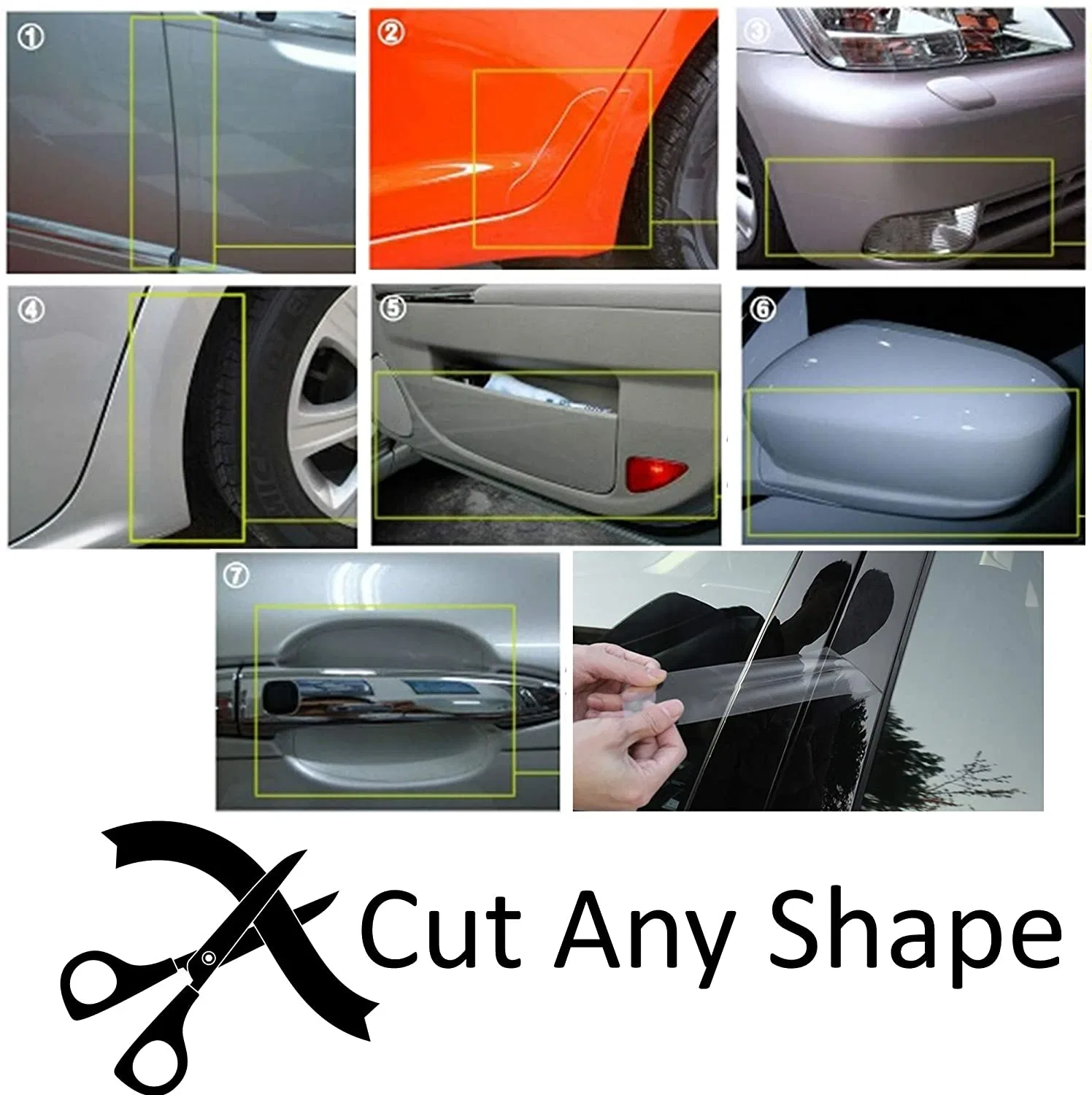 Bop Automotive TPU Wrap Clear Paint Protection Film for Car