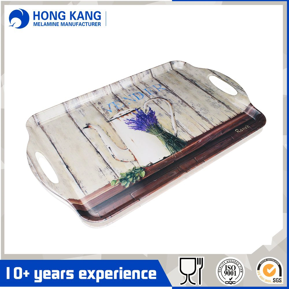 High Quality New Design Melamine Tray Set