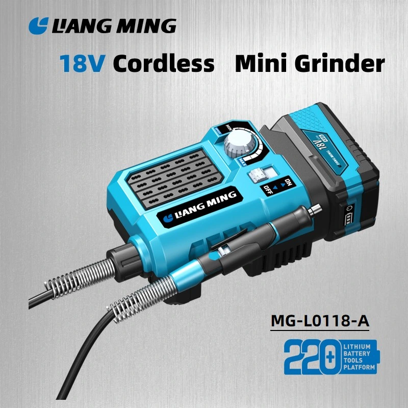 Cordless Mini Grinder 18V/20V Batería de litio portátil de gama de herramienta rotatoria