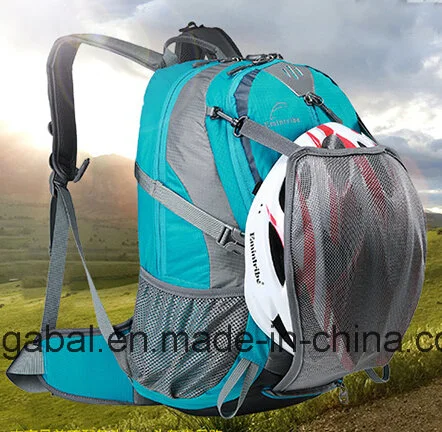 Outdoor Soft-Padded Back Cycling Sports Travel Bag with Helmet Pocket