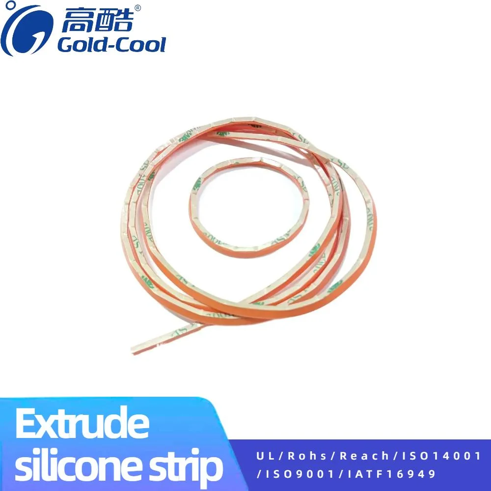 Extruded Silicone Rubber Sealing Strip Waterproof Silicone Rubber Gasket for Sealing Applications