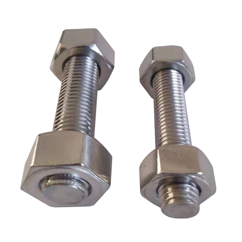 ASTM A307 Grade B Square Head Machine Bolts with Hexagonal Nuts