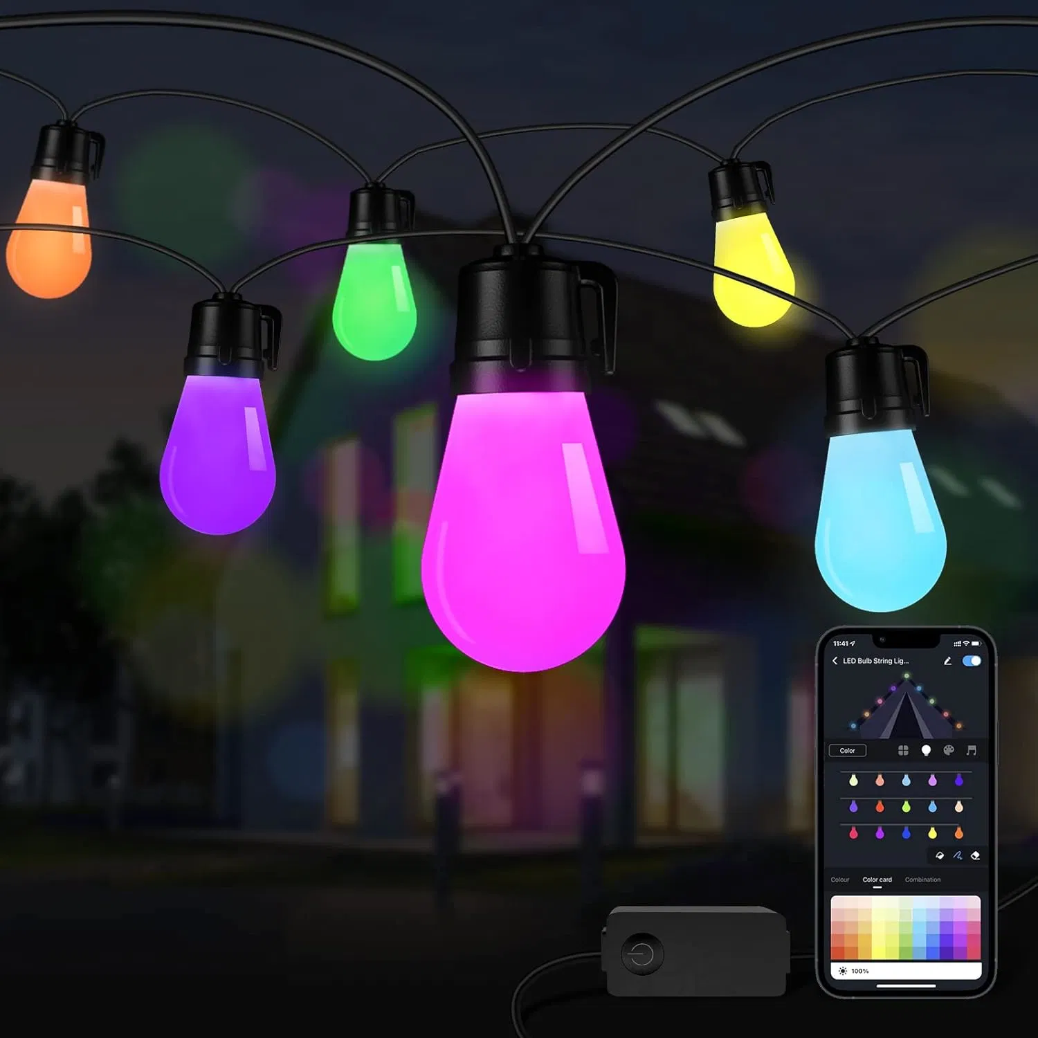 Halolite S14 Bluetooth Marquee Shatterproof luces decorativas de la serie de luces de fiesta