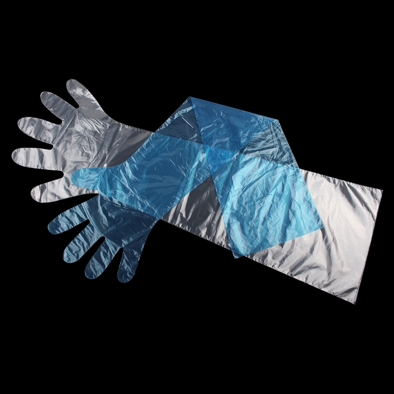 PE Vet Gloves Disposable Polyethylene Plastic PE Long Sleeve Gloves