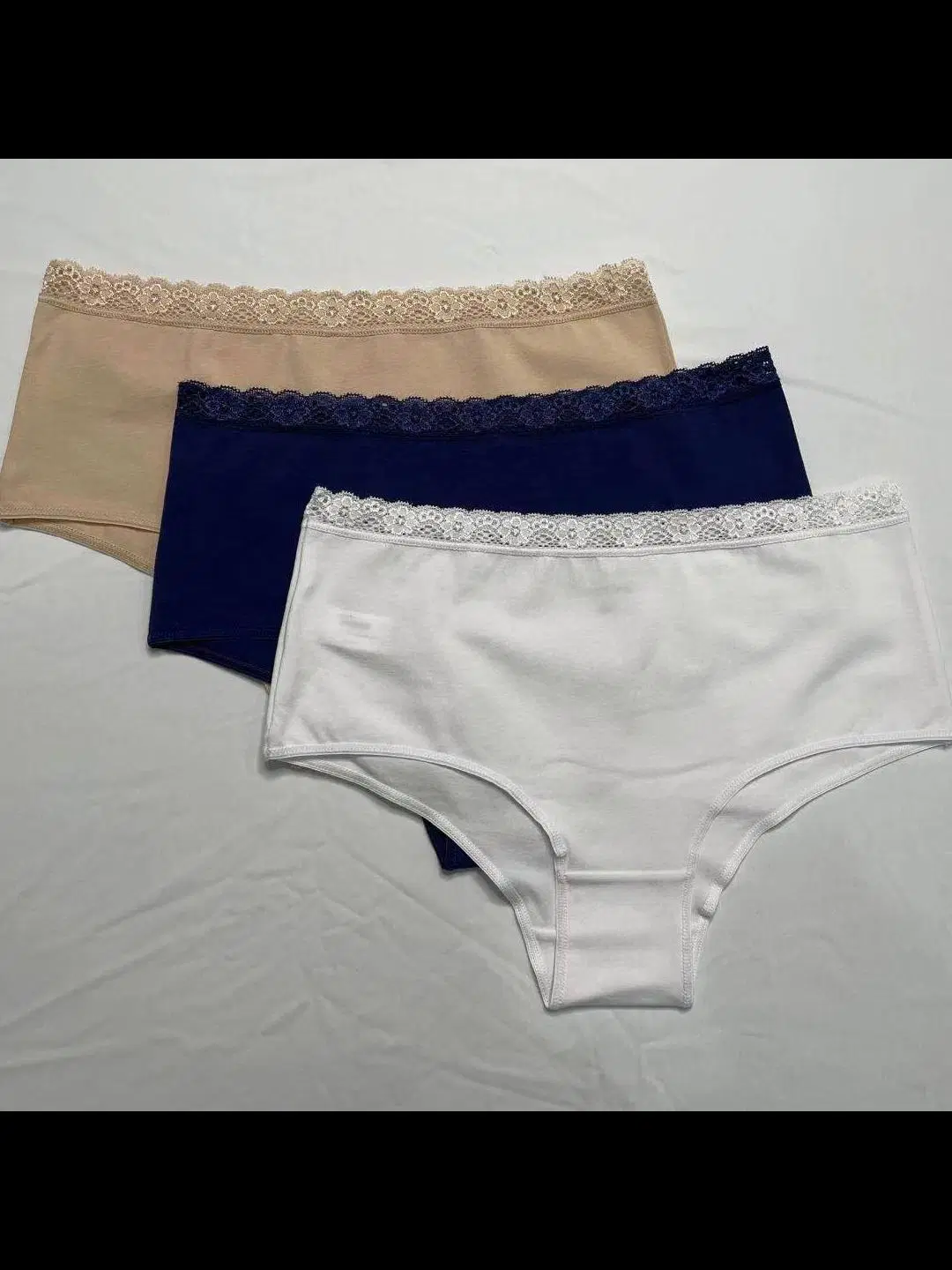Summer New Cotton Underwear Cotton Middle Waist Thread Female Ladies Underwear