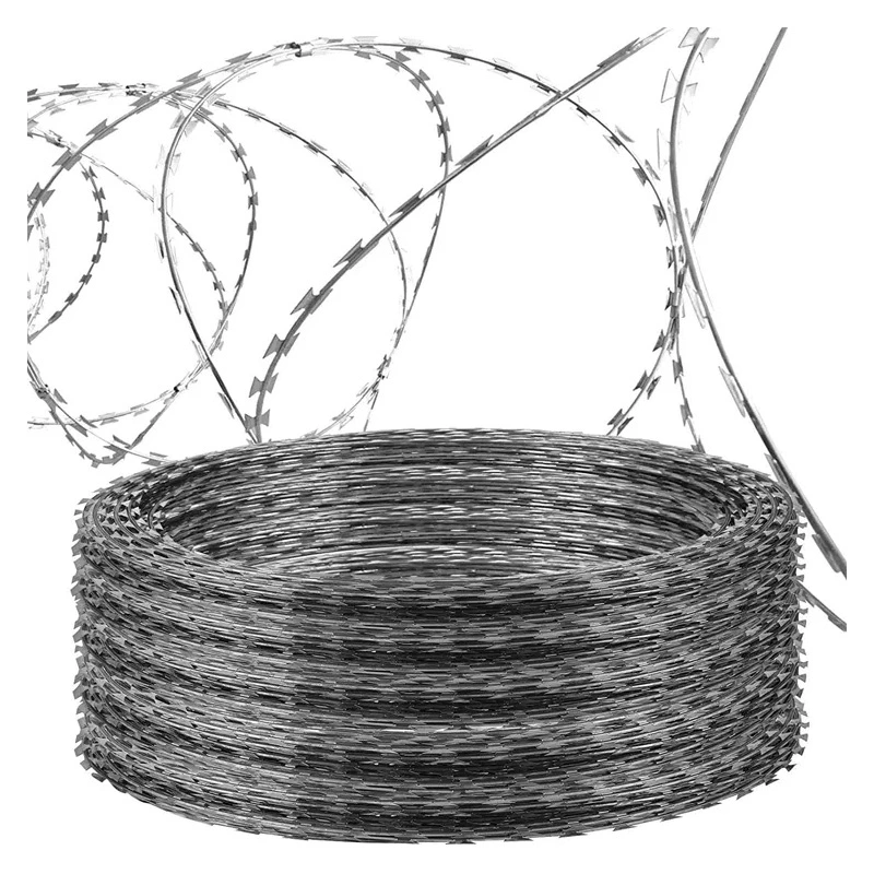 Hot-Dipped Razor Barbed Wire Protective Wire Mesh