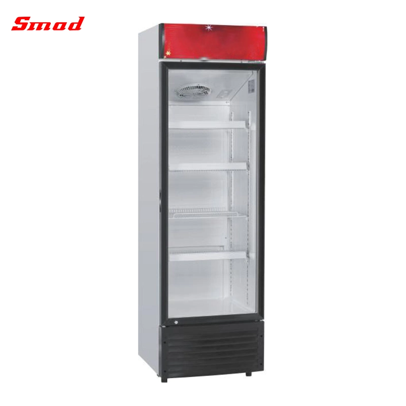 980L Three Doors Commercial Supermarket Beverage Showcase