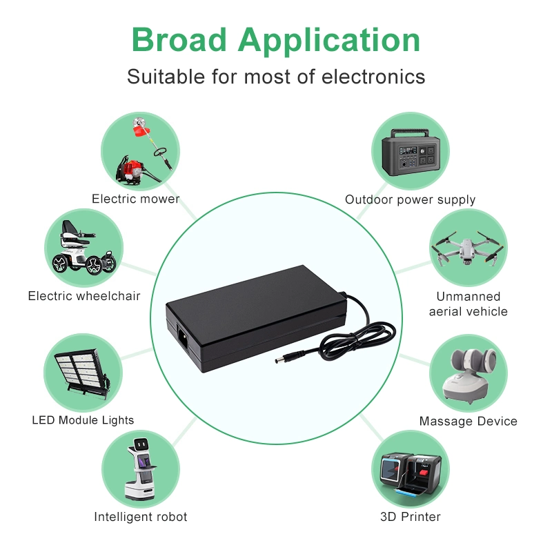 CE GS Ukca SAA UL FCC 24V 12A Power Adapter for Display Shelf