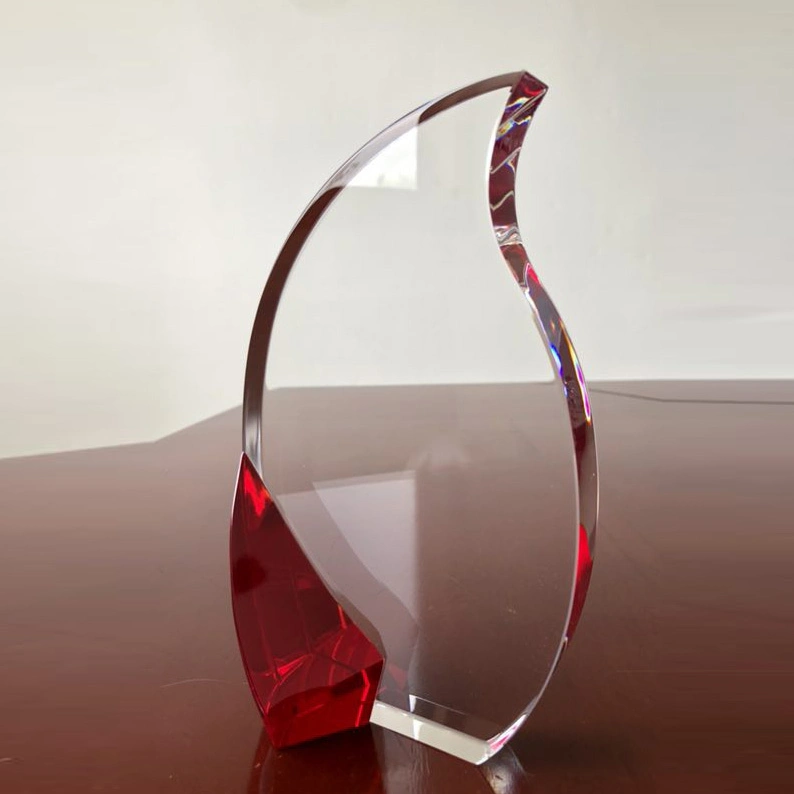 Embleton Blue Optical Crystal Glass Award