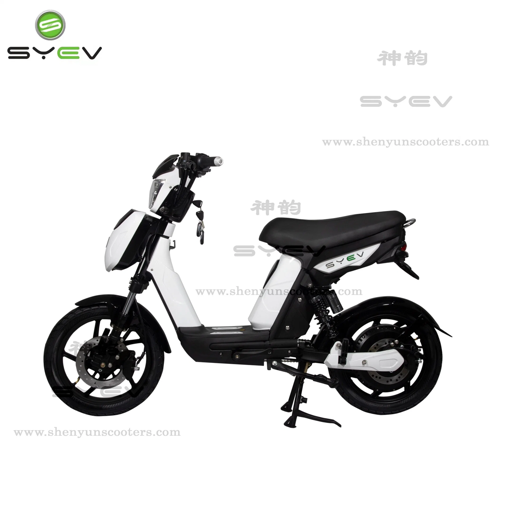 Motociclo eléctrico CEE E-Scooter Motor sem escovas de 800W para adultos com bateria portátil de Wuxi Shenyun