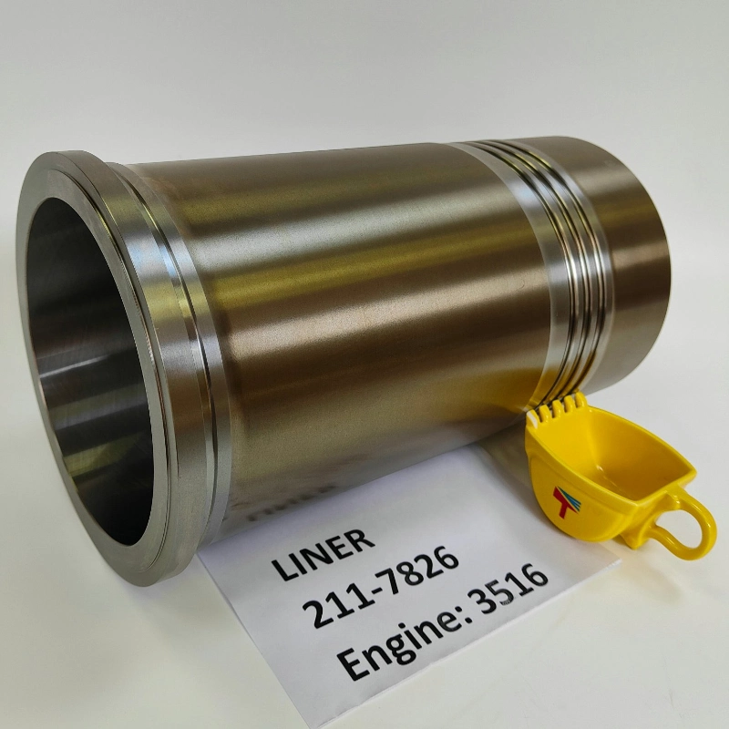 Machinery Engines Diesel Engine Cylinder Liner 211-7826 for Generator Set 3516 3508 Engine Parts 2117826 Dumptruck 777D D11n