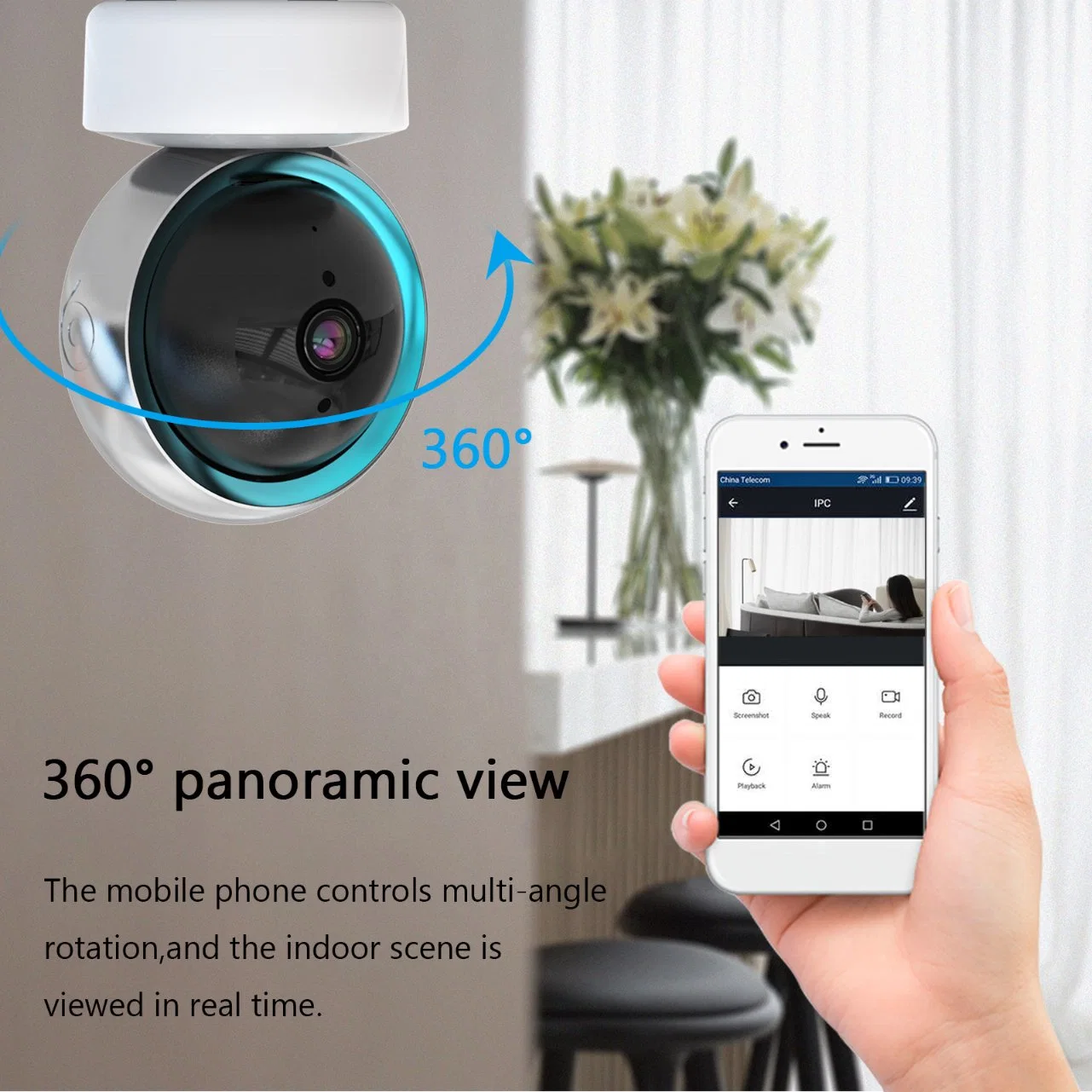 Tuya HD de 2MP cámara IP Domótica Derechos El seguimiento automático de Visión Nocturna cámara PTZ de Videovigilancia cámara WiFi