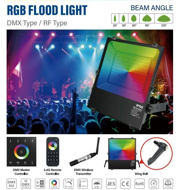 DMX/RF Dance Floor Lighting RGB LED Stage Light Decorative Moving Head Lighting N