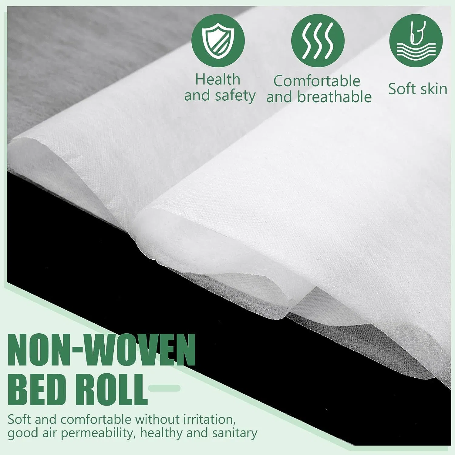 Disposable Non-Woven Perforated Extra-Thick Bed & Table Roll Used for Massage, Hospital, Chiropractor