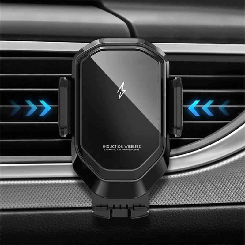 Los recién llegados 15W Cargador de coche inalámbrica sensor inteligente de sujeción automática Hhone cargador inalámbrico para coche soporte