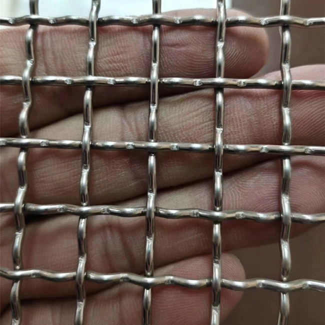 Yq Galvanized Iron Crimped Square Woven Wire Mesh